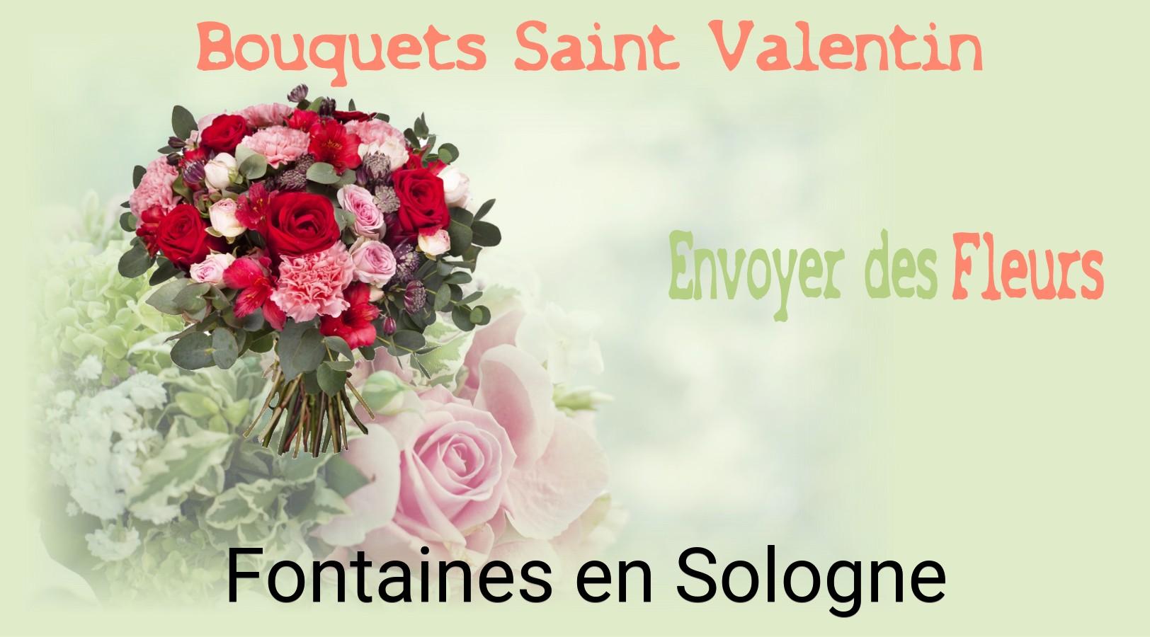 Roses de Saint-Valentin livrées à Fontaines-en-Sologne