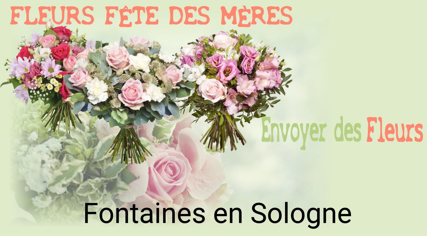 Bouquet de Fête des Mères livré à Fontaines-en-Sologne